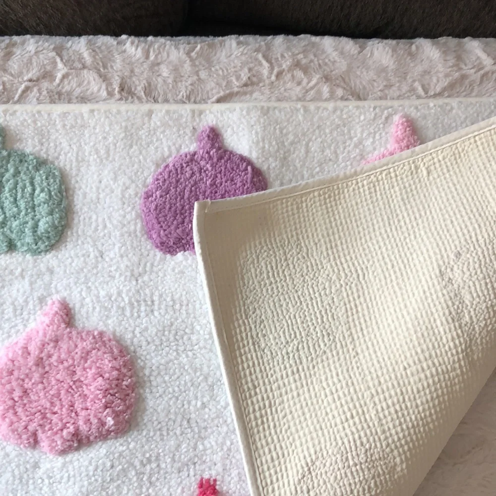 Avanti Home Collection PASTEL Pumpkins Bath Rug Mat Home Decor